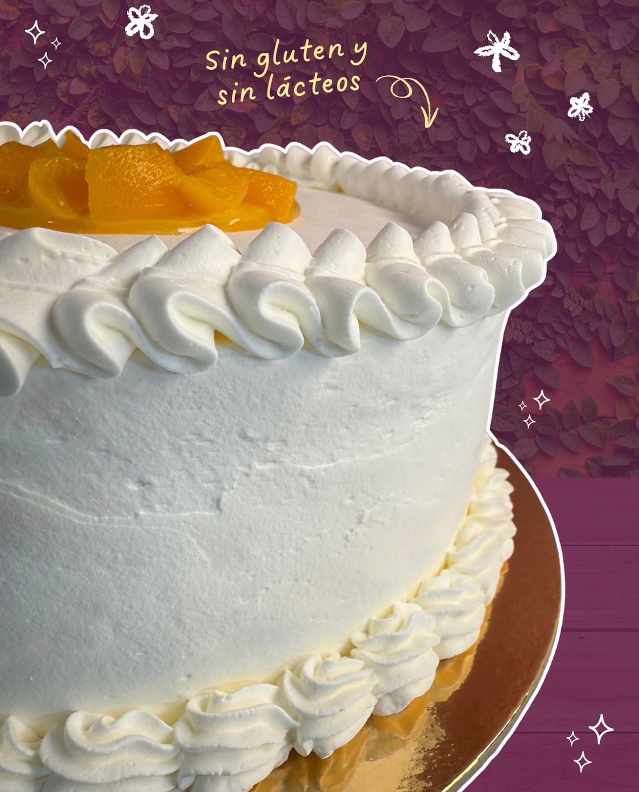 Pastel artesanal libre de gluten de Celifoods